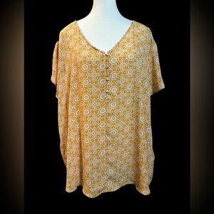 Premise Golden Geometric Blouse